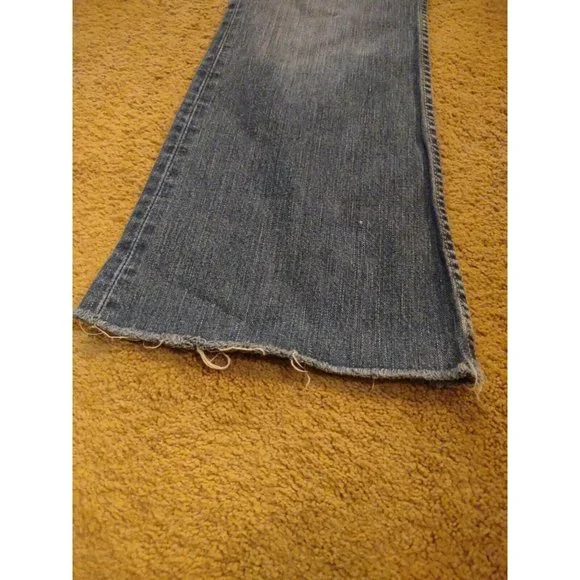 Womens BKE Denim Cut Off Blue Jeans All Cotton Stretch Waist 30 In Inseam 29 In - Picture 5 of 12